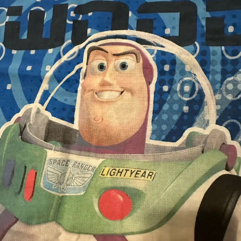 Vintage Buzz Lightyear Woody Toy Story Disney Standard Pillowcase